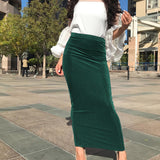 MIDI Mauve Skirt Women's Clothing Summer Skirt