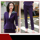 Interview Suit Women Business Wear Overalls Spring and Autumn Suit Suit Skirt
