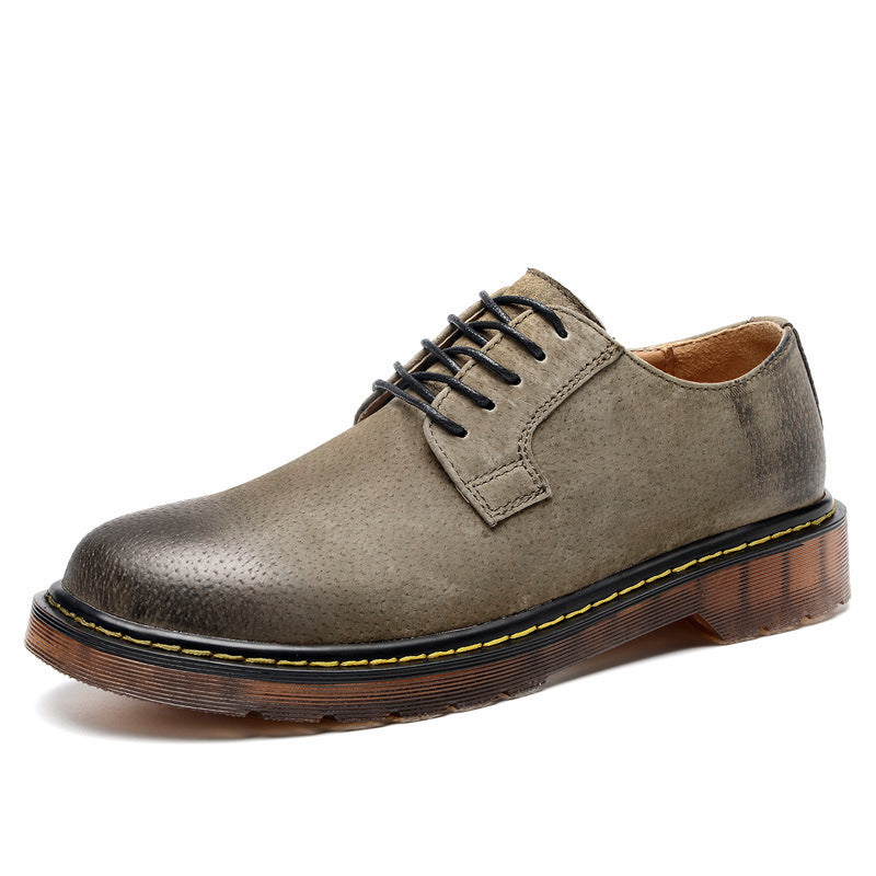 Men's Dress Shoes Classic Leather Oxfords Casual Cushioned Loafer plus Size Men Vintage Work Shoes Fashion