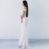 Skin Tight Long Dresses Women's Dress Sexy Sequins