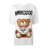 Moschino T Shirt Teddy Bear Printed Round Neck T-Shirt
