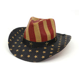 Black Cowboy Hat Cowboy Hat Summer Grassland Straw Hat