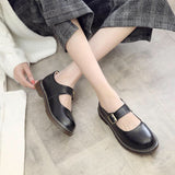 Mary Jane Shoes Vintage Women'S Shoes Casual Leather Shoes