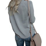 Women Pullover Knit Sweater Women's Sweater Autumn and Winter Large Size Love Sweater Women