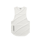 Moisture Wicking Tank Top Comprehensive Training Summer Sleeveless Basketball Waistcoat Sports Vest