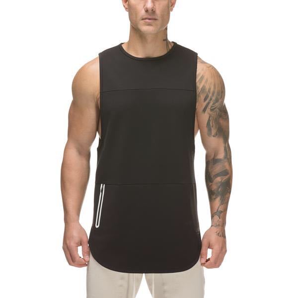 Moisture Wicking Tank Top Comprehensive Training Summer Sleeveless Basketball Waistcoat Sports Vest