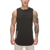 Moisture Wicking Tank Top Comprehensive Training Summer Sleeveless Basketball Waistcoat Sports Vest