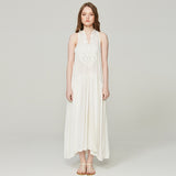 Beth Dutton Bohemian Summer Spring Midi Dress Summer Beaded Backless