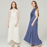 Beth Dutton Bohemian Summer Spring Midi Dress Summer Beaded Backless