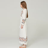 Beth Dutton Bohemian Dress Winter Autumn Midi Dresses V-neck Embroidery Light Dress