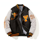 Varsity Jacket Baseball Uniform For Women Autumn And Winter Loose Jacket For Men