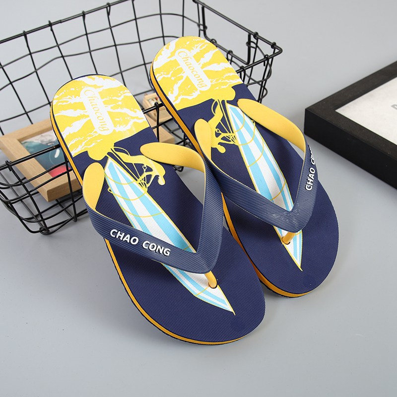 Men's Slides Non Slip Shoes Indoor Outdoor Men's Trendy Summer Sandals Beach