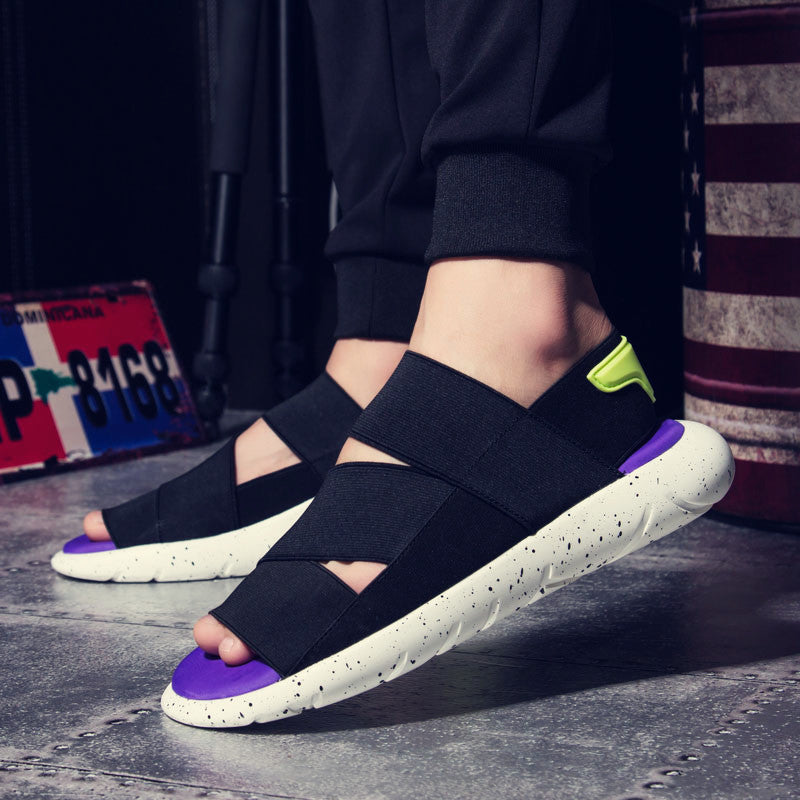 Men Sandals Sandals Men's Summer Slippers Beach Shoes Student Casual Sandals Men's Shoes