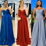 Burgundy Evening Dresses for Weddings Sequined Dress Large Swing Dress