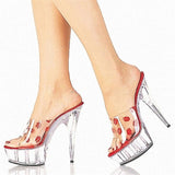 Platform Heels for Women), High Heel Models Catwalk Banquet Stiletto Heel Slippers