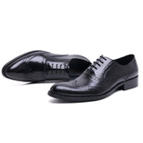 Men's Dress Shoes Classic Leather Oxfords Casual Cushioned Loafer Business Formal Wear Men