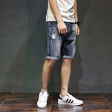 Men Jorts Ripped Jeans Men's Loose Large Size Summer Shorts Men