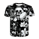 Skull Apparel Digital Printed round Neck