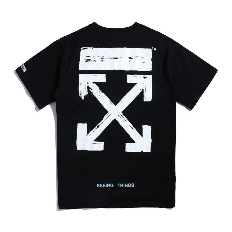 Off White T Shirt Spring And Summer Print Men'S And Women'S Short Sleeve Tshirt Owt