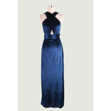 Lady Gaga Dress Sleeveless Halter Formal Dress