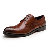 Men's Dress Shoes Classic Leather Oxfords Casual Cushioned Loafer Men's Formal Wear Business Casual Shoes