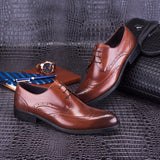 Men's Dress Shoes Classic Leather Oxfords Casual Cushioned Loafer Men's Formal Wear Business Casual Shoes