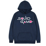 Squid Game Costume Pattern Printed Men's and Women's Loose Hooded Sweater
