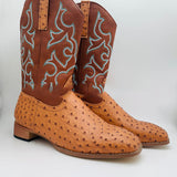 Western Shoes Vintage Embroidered Camel Pattern for Men