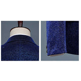 Black Tie Attire Bright Silk Suit Cover Fake Pocket Slim Fit
