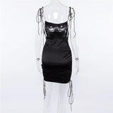 Music Festivals Rave Outfits Dress Summer Women's Backless Sexy Slim Dress