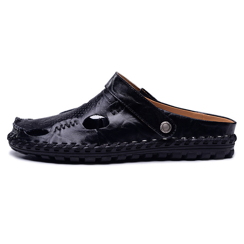 Men Sandals Indoor and Outdoor Beach Sandals Sport Flip Flops Comfort Casual Sandal Summer Men's Casual Beach Shoes Breathable