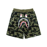 Bathing Ape Shorts Men's Shark Head Camouflage Elastic Waist Fifth Pants Middle Pants Casual Shorts