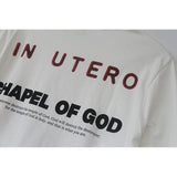 Nirvana T Shirt Fog Kanye Loose Hip Hop Couple T-Shirt