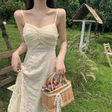 Regency Dress Chiffon Long Dress Gentle Platycodon Grandiflorum Suspender Skirt