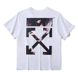 Off White T Shirt Ow Casual Plus Size Men'S Tops Spring And Summer Short Sleeves Tshirt Owt