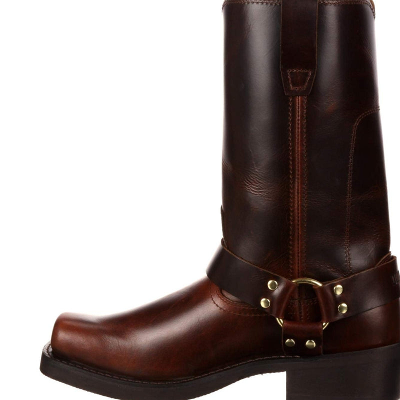 Western Shoes Autumn and Winter Riveted Short Boots Women's Shoes Square Heel Knight Men's Boots