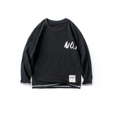 Children Long Sleeve Shirts Fall Babies' Long Sleeve T-shirt 100% Cotton Coat
