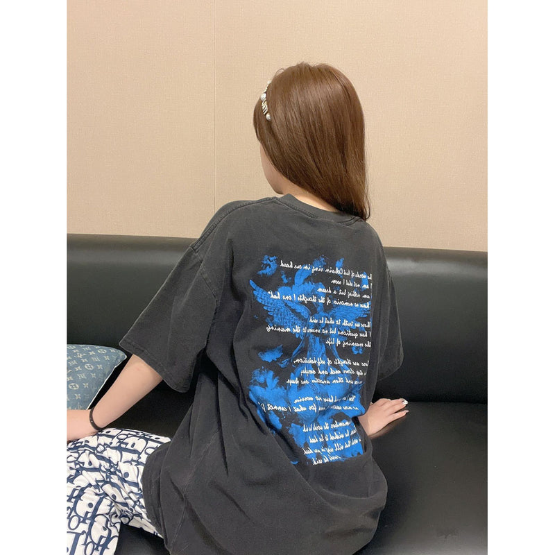 Nirvana T Shirt Nirvana Band Kurt Donald Cobain Retro Distressed Loose Casual Laid-Back Style