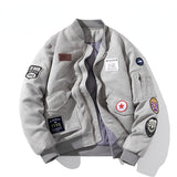 Varsity Jacket Fall Winter Coat Men'S Baseball Uniform Jacket