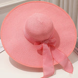 Big Hats Straw Hat Summer Beach Hat Sun Hat Sun Protection Women's Sun Hat