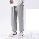 Grey Sweatpants Spring and Autumn New Gray Sports Pants Men's Loose
