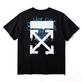 Off White T Shirt Ow Summer Short Sleeve Tshirt Plus Size Casual Men'S Clothing Owt