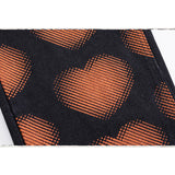 Man Fall Outfits Love Heart Letter Print Overalls Versatile Loose Straight Trousers