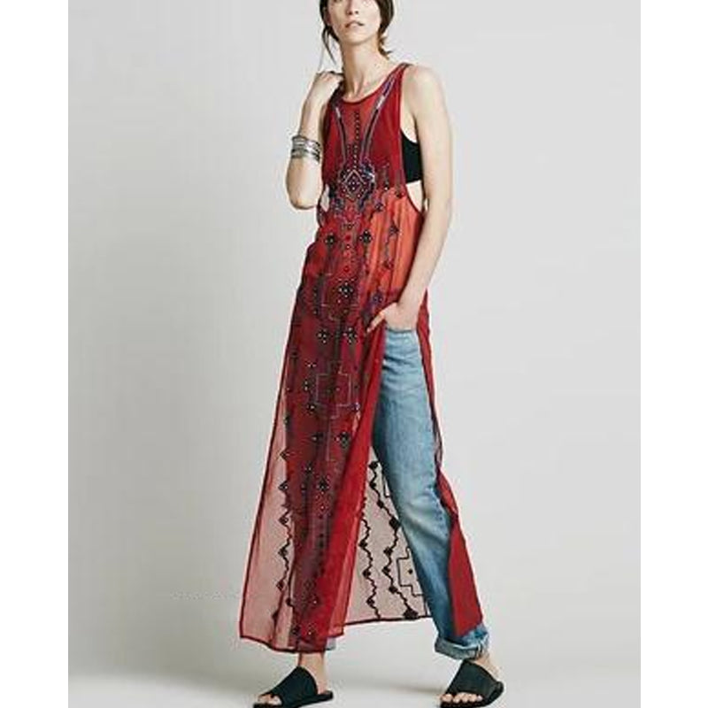 Beth Dutton Bohemian Dress Winter Autumn Maxi Dresses Spring/Summer