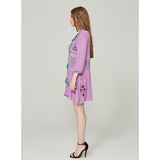 Beth Dutton Bohemian Dress Summer Spring Midi Dress Ethnic Style Loose Floral Embroidery