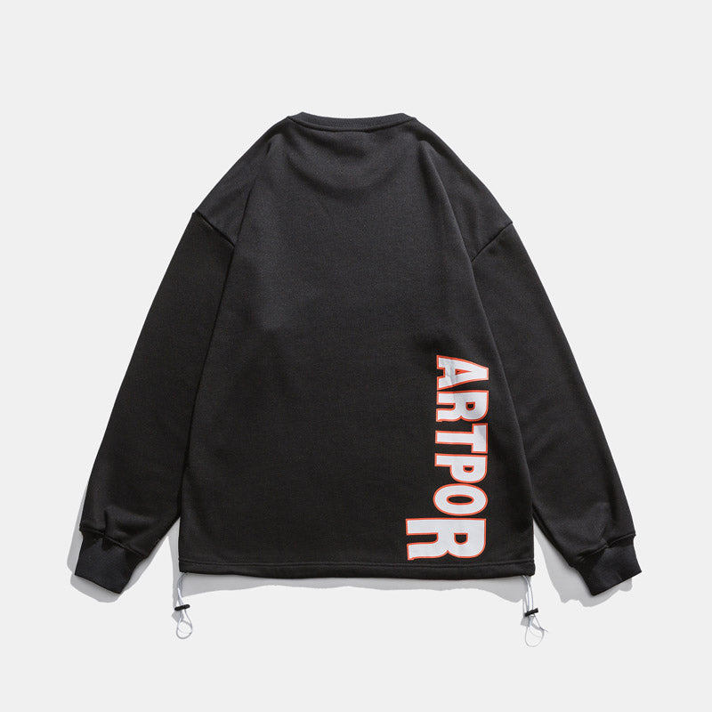 Crew Neck Sweatshirts for Men Men's Autumn Clothing Printed Pullover Sweatshirt Men's Loose