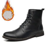 Men's Boots Work Boot Men Casual Hiking Boots Men's High-Top Retro