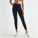 Sweat Wicking Pants Yoga Pants Nude Feel Pockets on Both Sides Peach Hip