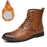 Men's Boots Work Boot Men Casual Hiking Boots Men's High-Top Retro