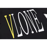 Vlone T Shirt Big V Hip Hop Men And Women Couple T-Shirt Tee